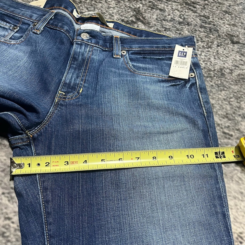 NWT Gap Low Rise Bootcut Jeans Womens 12 (34x30) Blue Western Hippie Y2K - Picture 15 of 16